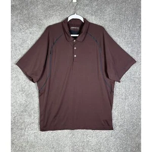 Nike Golf Dri Fit Polo Shirt Mens Size XXL Plum Purple Stretch Back Mesh - Picture 1 of 15