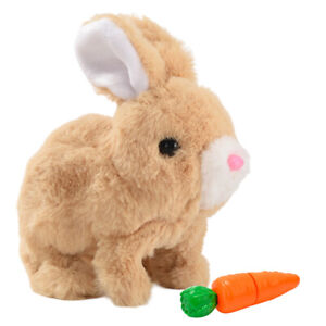 Useful Easter Bunny Toy Hopping Wiggle Ears Rabbit Toy with Sounds and Movements