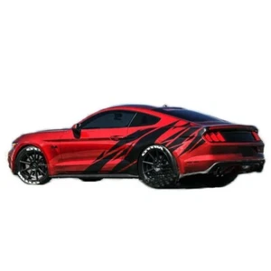 FOR Ford Mustang Rear Fender Stripe Bumper Wrap Graphics Sticker Side Decal Kit - Bild 1 von 6