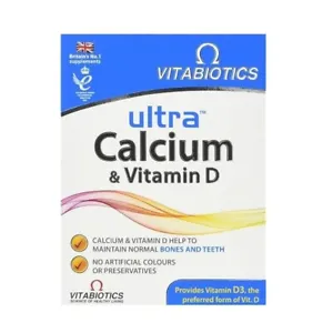 Vitabiotics Ultra Calcium & Vitamin D For Bones And Teeth - 30 Tablets - Picture 1 of 2