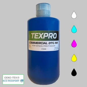 TexPro™ kommerzielle DTG Direct to Garment Tinte für EPSON Druckköpfe [250 ml/8oz] - Bild 1 von 1