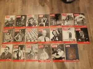 Lot de 20 magazines WW2 Wartime 10 cents Life tous de 1944 
