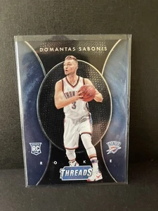 2016-17 Panini Threads - Micro Etch Rookies #255 Domantas Sabonis (RC) - Picture 1 of 2