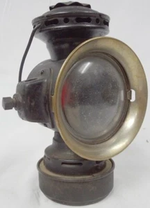 Antique 1914 Dietz Eureka Red Light Car Carriage Lantern Kerosene Oil Lamp! - Picture 1 of 16