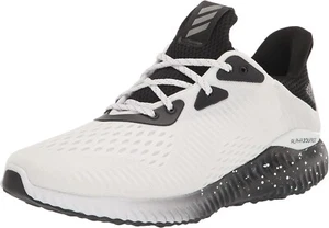 Size 8 - adidas Alphabounce 1 White Black Speckled - Picture 1 of 10