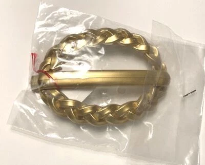 Accesorio ovalado vintage de hebilla trenzada para mujer hecho en Francia Foto 1 de 3