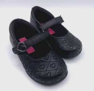 RACHEL SHOES Toddlers/Kids Valentine Heart Stitched Mary Jane Flat - Size 6M - Picture 1 of 6