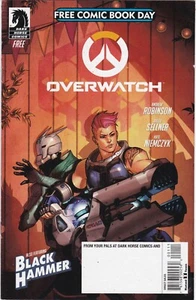 Free Comic Book Day FCBD 2018 DARK HORSE OVERWATCH & BLACK HAMMER (UNSTAMPED) NM - Picture 1 of 2