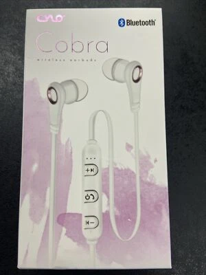 CYLO Cobra Bluetooth Wireless Earbuds White CY3298 (NEW) - Image 1 of 3