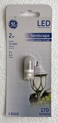 GE 12V 170Lumens T5 Wedge LED Landscape Bulb Warm White - Image 1 of 2