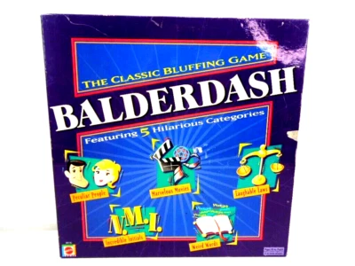 Game Balderdash Mattel (1429uh4) used one time clean good condition - Image 1 of 4