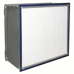 HEPA Air Filter, 6B619, 24in x 24in x 11 1/2in, 1,200 cfm Air Flow @ 300 fpm (G) - Picture 1 of 7