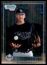 2010 Bowman Chrome Prospects Joseph Cruz Tampa Bay Rays #BCP15