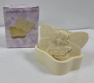 Engel Stern Wunschbox ~ Zärtlichkeit #8168 ~ 2001 ~ Engel mit Schmetterling - Bild 1 von 16