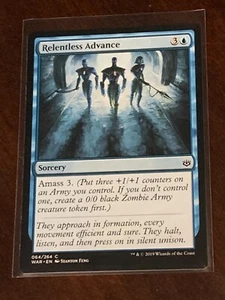 Magic the Gathering War of the Spark Relentless Advance - Picture 1 of 2