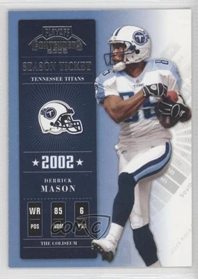 2002 Playoff Contenders Derrick Mason #37 - Image 1 of 2