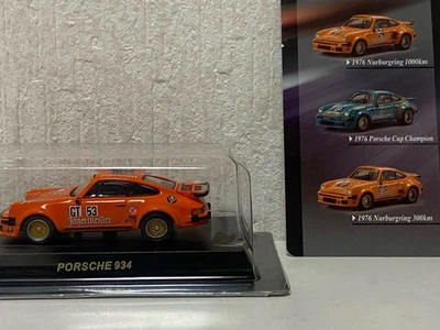 Kyosho 1/64 Porsche 934 RSR #53 Orange KYOSHO Porsche Racing Jagermeister - Photo 1/4