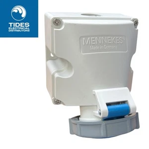 Mennekes 16A 2P+E 230v Wall Mounted Socket IP67 - 9301 - Picture 1 of 3