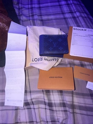 Louis Vuitton Monogram Multiple Wallet Cobalt Blue - Image 1 of 2