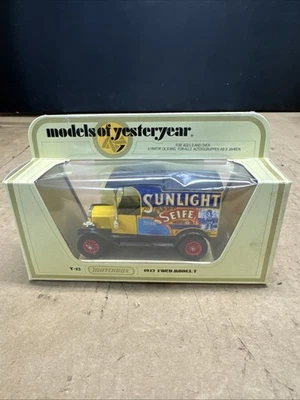 Matchbox Models Of Yesteryear Sunlight 1912 Model Y-12 Excellent Condition Rare - Image 1 of 4