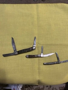 2 Case XX Pocket Knives, And One Imperial Super Razor Stainless Steel Pocket - Picture 1 of 8