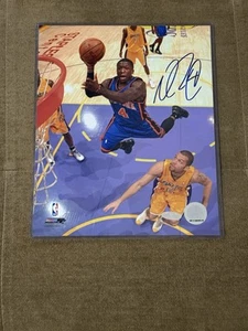 Foto firmada por Nate Robinson autografiada 8x10 Steiner certificado de autenticidad NY Knicks NBA - Imagen 1 de 5