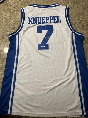 Kon Knueppel Signed Jersey Duke Blue Devils Final 4 Hornets PSA/DNA Autographed - Image 1 of 3