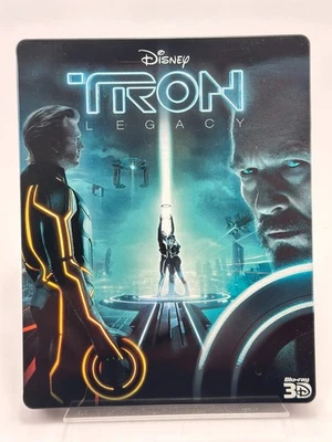 Tron Legacy 3D + Bluray  STEELBOOK - GERMANY Exclusive RARE - Image 1 of 4