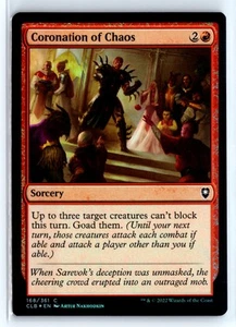 FOIL Coronation of Chaos Baldur's Gate Common – MTG Magic the Gathering Card - Picture 1 of 5