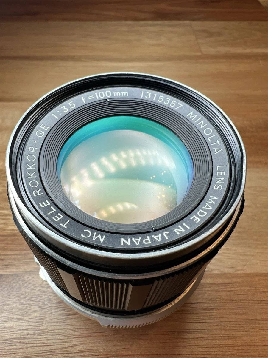 Minolta 100mm Focal f/3.5 Camera Lenses for sale | eBay