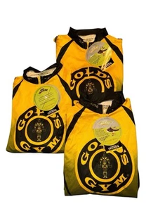 NWT 3 Golds Gym Cycling Jersey Mens 1/4 Zip Short Sleeve Bicycle Bi-Dri Sz XL - Picture 1 of 4
