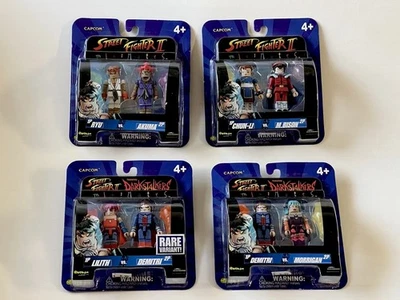 Street Fighter II Darkstalkers Minimates 动作玩偶套装 完整 Ryu — 第 1/4 张图片