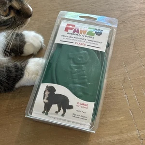 PawZ Rubber Dog Boots 8 Pack X-Large for Hot Pavement, Snow, Mud, Rain G8 - Picture 1 of 5