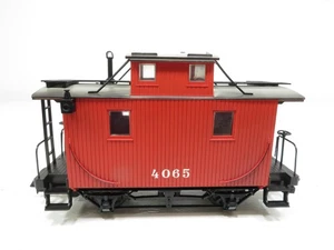 LGB 4065Y Yellow Box Blanko Caboose Red LN - Bild 1 von 8