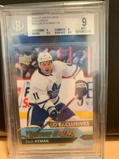 2016-17 UD Young Guns Exclusives /100 #222 Zach Hyman Rookie RC Edmonton Oilers