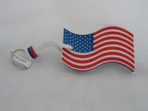 USA AMERICAN FLAG Floating Key Chain - Picture 1 of 4