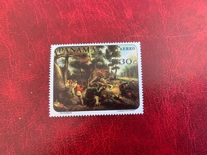 PANAMA 1967 MNH ART THE HUNT BY DELACROIX - Picture 1 of 1