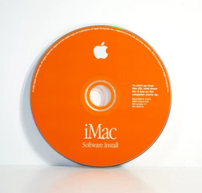 Mac Macintosh iMac 1999 instalación de software OS 8,6 (691-2376-A) - probado Foto 1 de 3