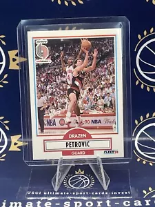 🏀🇺🇸 1990-91 Fleer Update Drazen Petrovic Rookie Card #U-81 Mint **Rare** - Picture 1 of 2