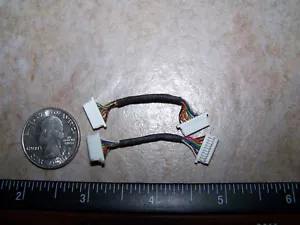 2x Dell X5001 Latitude D800 D820 D830 Inspiron 8500 8600 Bluetooth Cables 10PIN - Picture 1 of 1