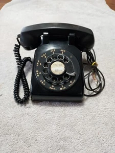 Vintage Western Electric/Bell System Black Rotary Dial Phone Telephone CD 500 - Picture 1 of 13
