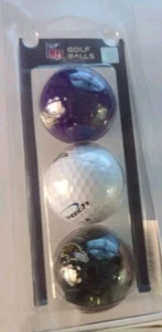 Baltimore Ravens 3 Pack NFL Logo Golf Balls New Intech Team Golf - Picture 1 of 9