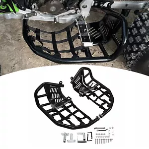 Nerf Bars Peg Heel Guard Black Nerf For Kawasaki KFX 450R KFX450R 2008-2014 2015 - Picture 1 of 14