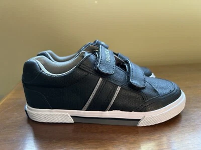 NEW Boys Size 12 Leather Nautica Slip-On Shoes, Navy - Image 1 of 4