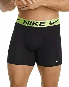 Nike Luxe Algodón Modal Hombres Calzoncillos Boxer Ropa Interior Negro Talla L (36-38) 1 Par - Imagen 1 de 8