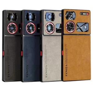 For ZTE Nubia Z60Ultra Z50Ultra Nubuck Leather Coated Rubber Hard case cover - Picture 1 of 26