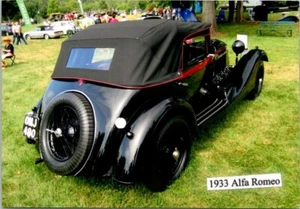 1933 Alfa Romeo Carngna 6C 1750 rear Lexington, KY 2012 car show photo - Picture 1 of 2
