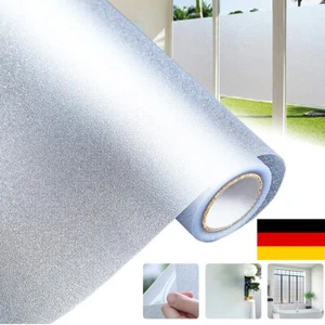 Fensterfolie Selbsthaftend Milchglasfolie Sichtschutz Blickdicht Statisch Rollen - Bild 1 von 12