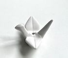 Japanese style ceramic white one thousand origami crane incense stick stand
