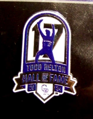 Colorado Rockies Todd Helton HoF logo pin 2024 Baseball Hall of Fame MLB c45050 - Image 1 of 4